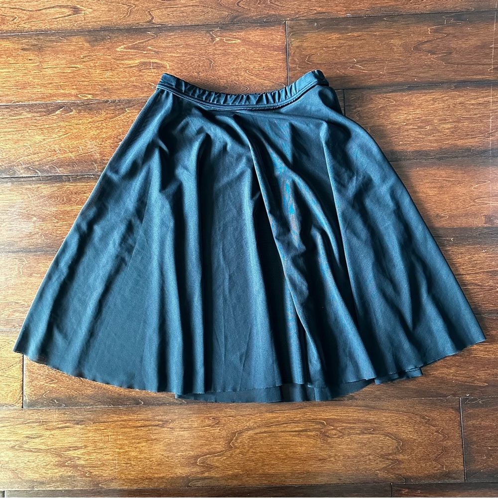 Black Mesh Skirt